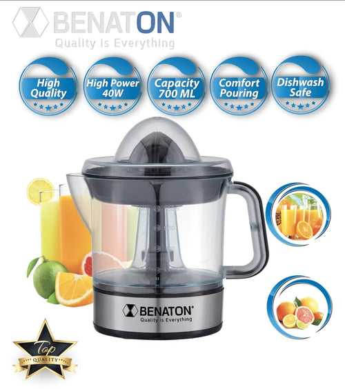 מסחטת מיץ חשמלית דגם Luxury  שקופה  BT-622A BENATON
