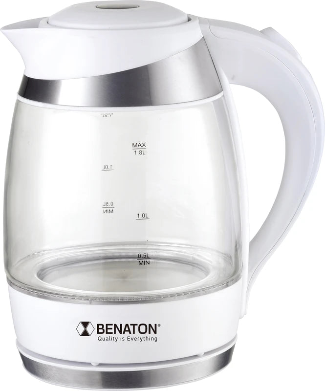 קומקום זכוכית בריאותי לחימום מהיר BENATON BT-8023 2200W.