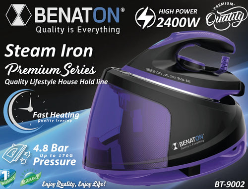 BT-9002 מגהץ קיטורי 4.8 Premium Series BAR