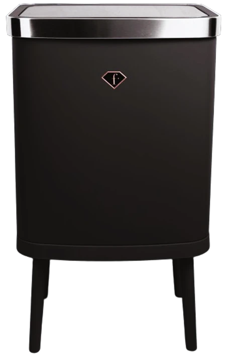 פח חכם 30 ל' עם חיישן תנועה  FashionTV Black & Rose Gold FTV0153