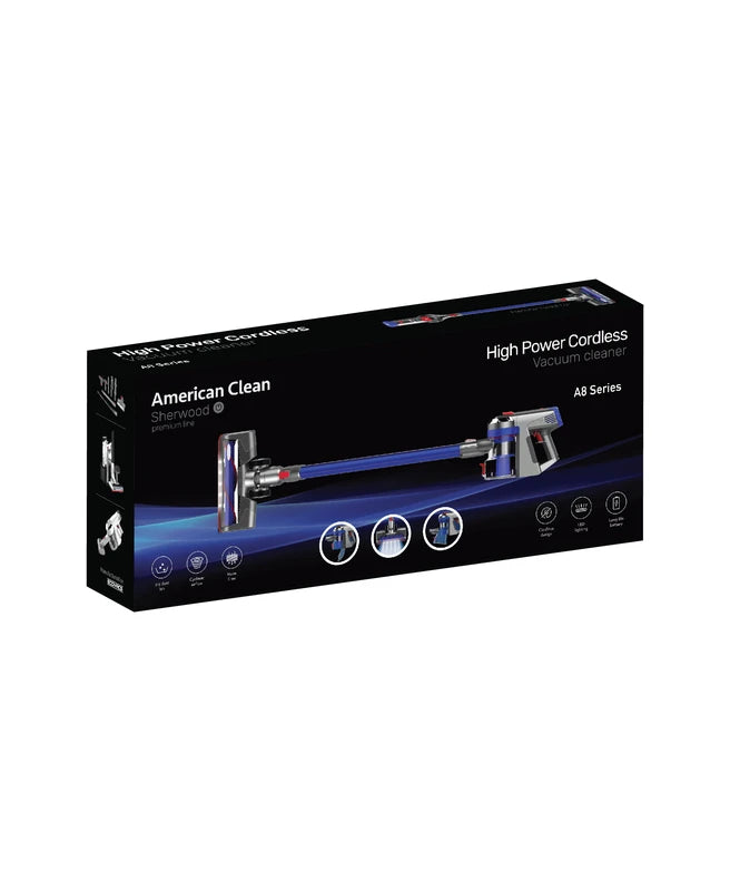 Vacuum Cleaner High Power Cordless A8 Series שואב אבק אלחוטי בעוצמה מוגברת