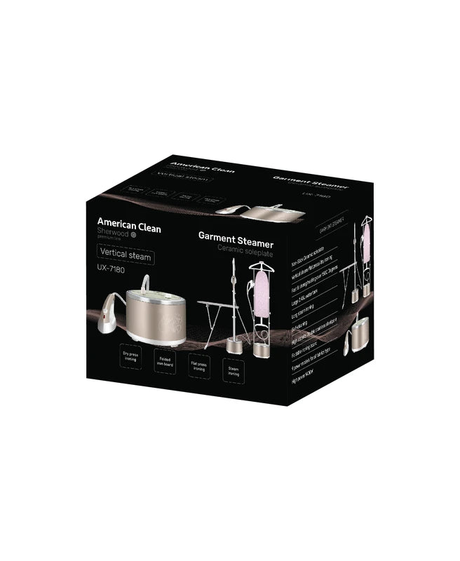 Garment Steamer Professional UX-7180 מגהץ קיטורי +שולחן גיהוץ מקצועי