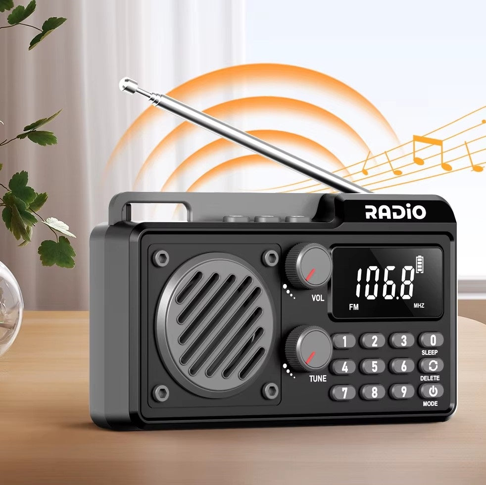 רדיו טרנזיסטור נייד נטען 1500mAh