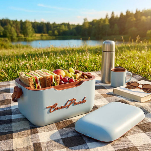 צידנית קשיחה 20 ליטר בעיצוב רטרו COOL PACK - גאדג'ט-ליין