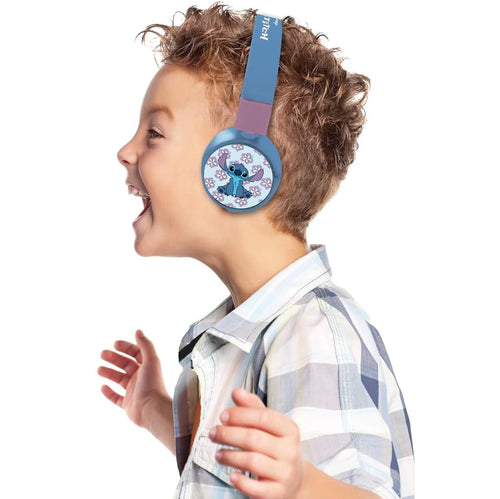 אוזניות סטיץ' בלוטוס וחוטיות דיסני Stitch