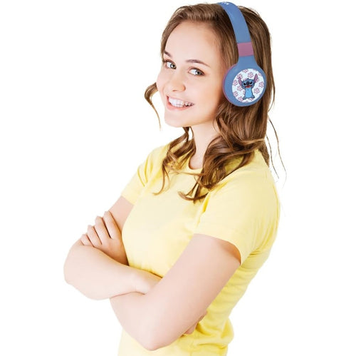 אוזניות סטיץ' בלוטוס וחוטיות דיסני Stitch