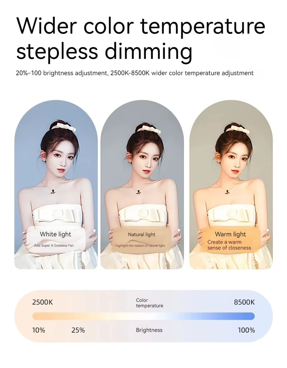 רינג תאורת לד נטענת לסמארטפון Light Led Ring