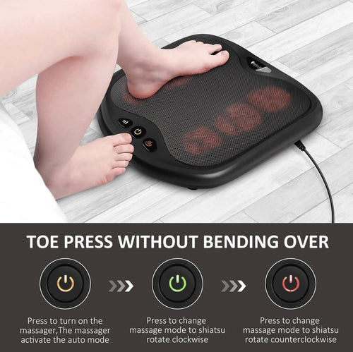 מכשיר עיסוי +Shiatsu Pro מולטיפונקציונלי 2 ב-1 גב ורגליים MC-5520 מבית Medics Care
