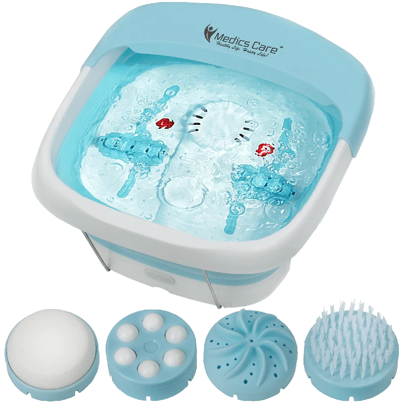 אמבט עיסוי ספא מתקפל חימום ובועות MC-609A מבית Medics Care