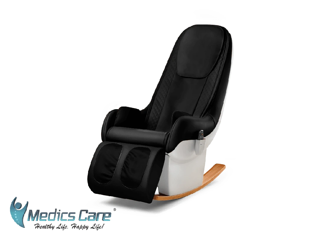 כורסת עיסוי נדנדה יוקרתית בעיצוב חדשני דגם LUXURY MC-7090 מבית Medics-Care טכנולוגיית העיסוי המתקדמת בעולם!
