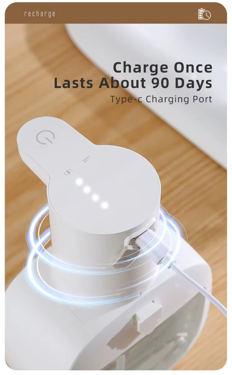 מתקן סבון אוטומטי הנצמד לקיר