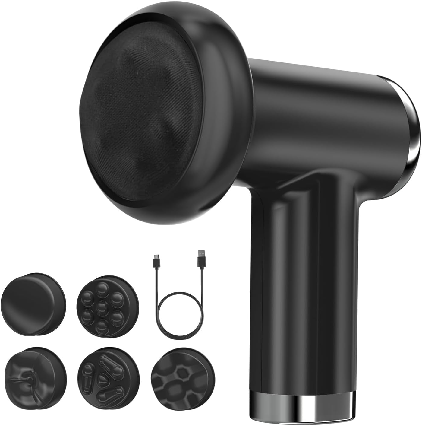 מסאז'ר אקדח עיסוי נטען איכותי Shiatsu Massager