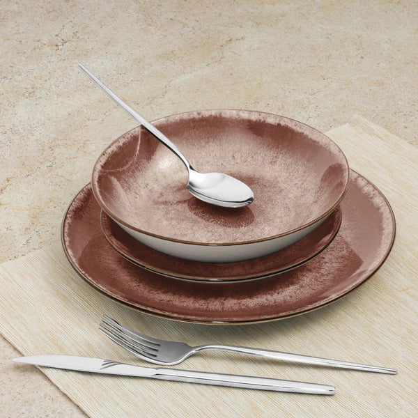 סט כלי אוכל 18 חלקים פורצלן BH10303 Berlinger haus Rose Gold