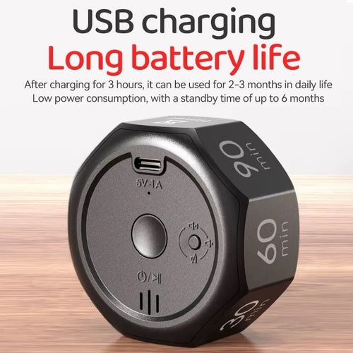 טיימר דיגיטלי חכם נטען USB