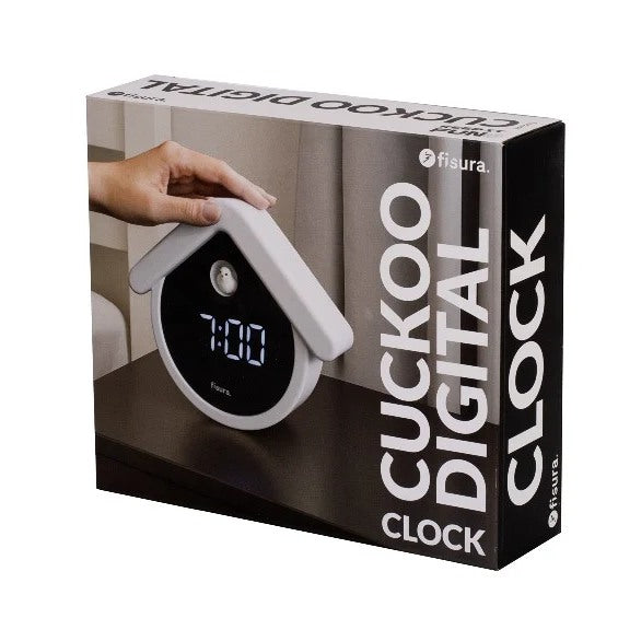 שעון מעורר שולחני דיגיטלי בעיצוב שעון קוקייה Cuckoo