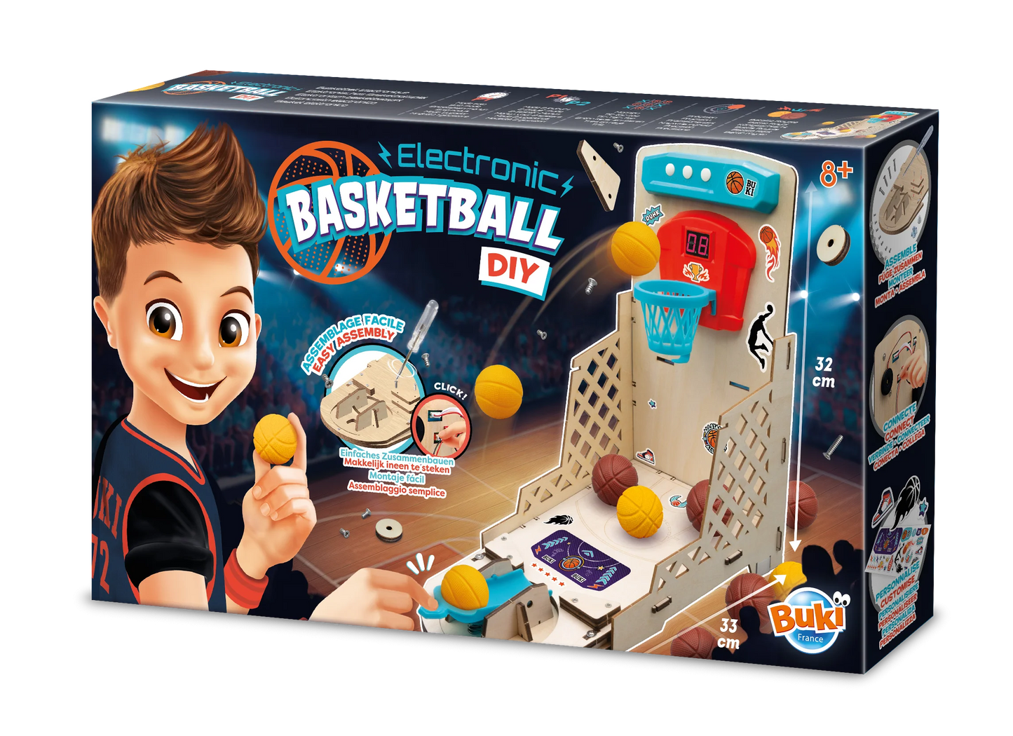 כדורסל אלקטרוני להרכבה מבית בוקי צרפת Buki