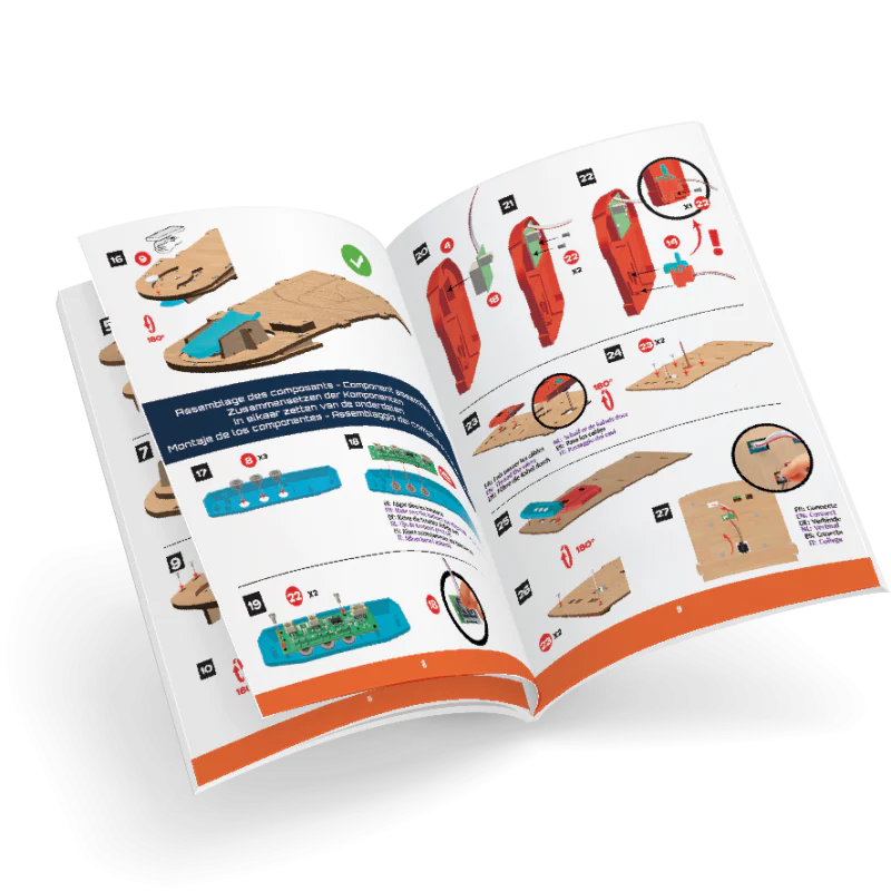 כדורסל אלקטרוני להרכבה מבית בוקי צרפת Buki