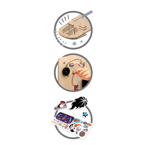 כדורסל אלקטרוני להרכבה מבית בוקי צרפת Buki