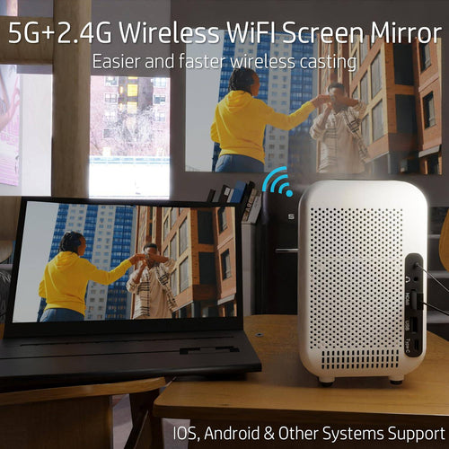 מקרן אלחוטי נייד HP דגם CC180W - גאדג'ט-ליין