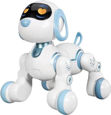 רובוט כלב אינטראקטיבי חמוד עם חיישן מגע ותנועה - גאדג'ט-ליין