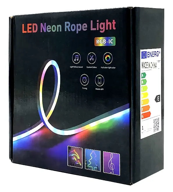 פס תאורת לד Neon חכם באורך 3 מטר