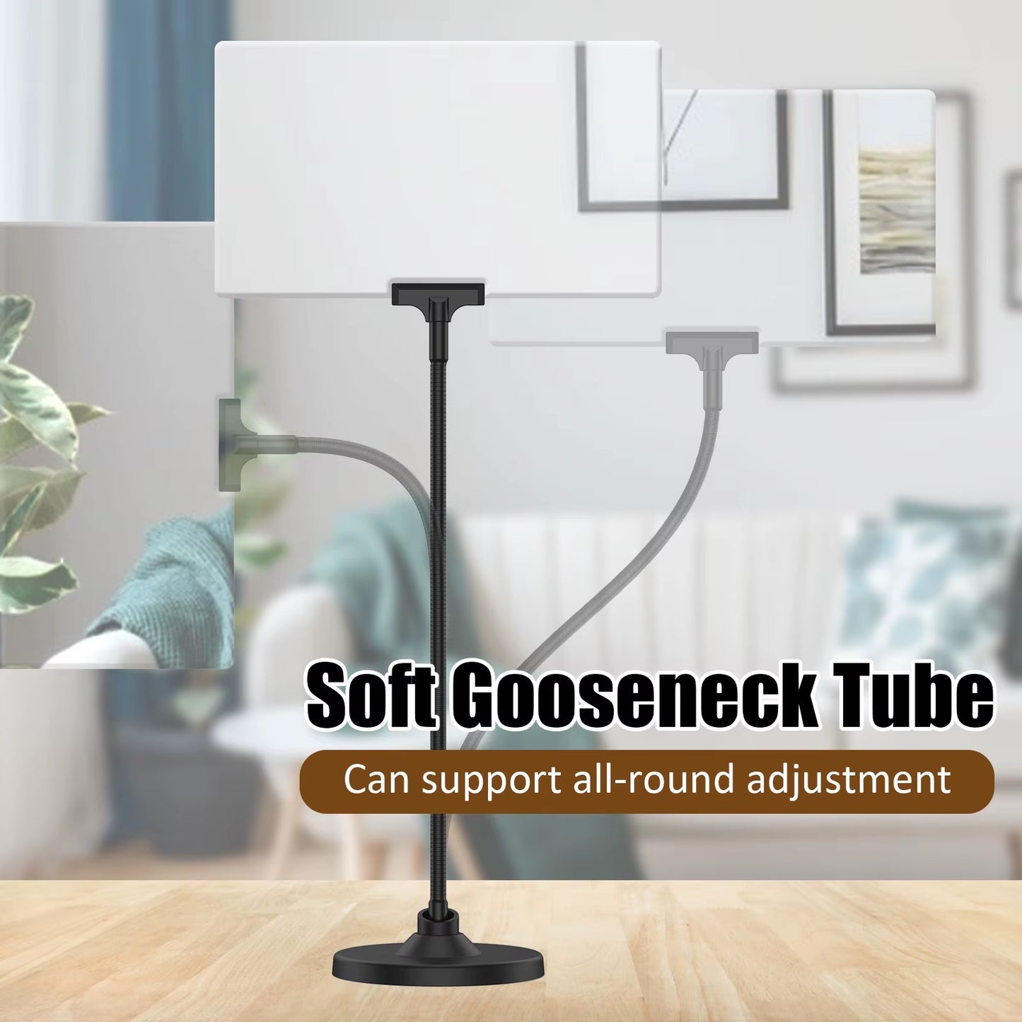 זכוכית מגדלת עוצמתית x4 על עמוד