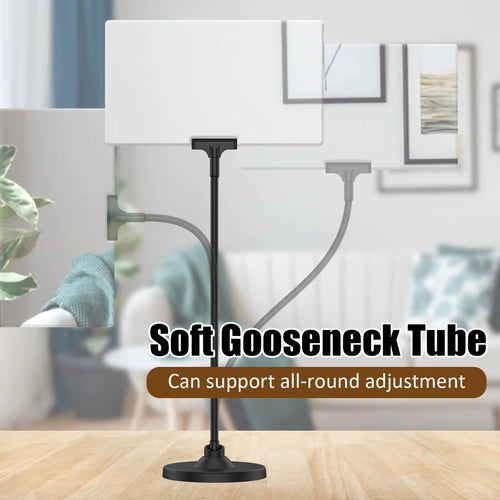 זכוכית מגדלת עוצמתית x4 על עמוד