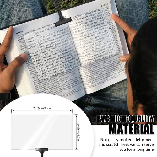 זכוכית מגדלת עוצמתית x4 על עמוד