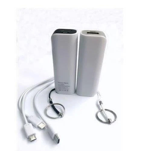 מטען נייד power bank 2600 אפור לבן NY42600