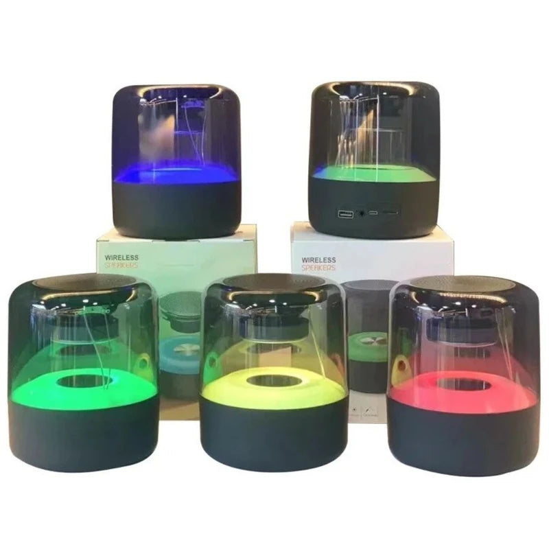 רמקול Bluetooth קומפקטי עם תאורת NY-7704 LED