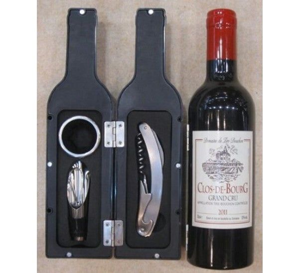 סט פותחנים בעיצוב בקבוק יין