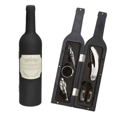 סט פותחנים בעיצוב בקבוק יין