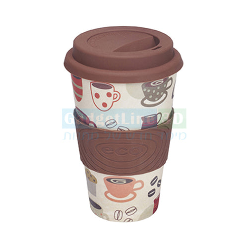 ספל תרמי אקולוגי מבמבוק 400 מ''ל