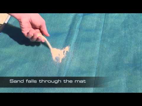 מחצלת הקסם/הפלא: מחצלת ים מסננת חול