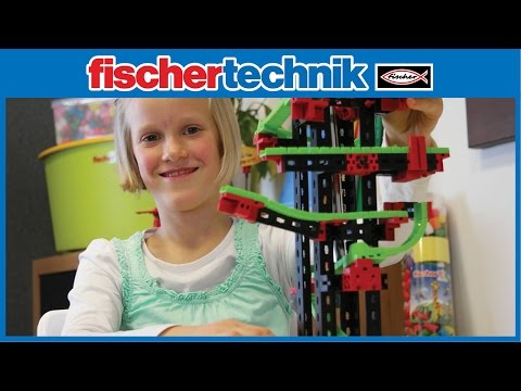 משחק הרכבה מסלול מכשולי כדורים fischertechnik