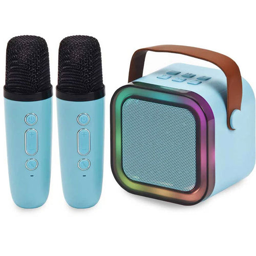 רמקול קריוקי אישי עם 2 מיקרופונים