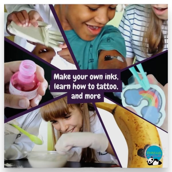 ערכת קעקועים מדליקים לילדים ונוער Tattoo Factory