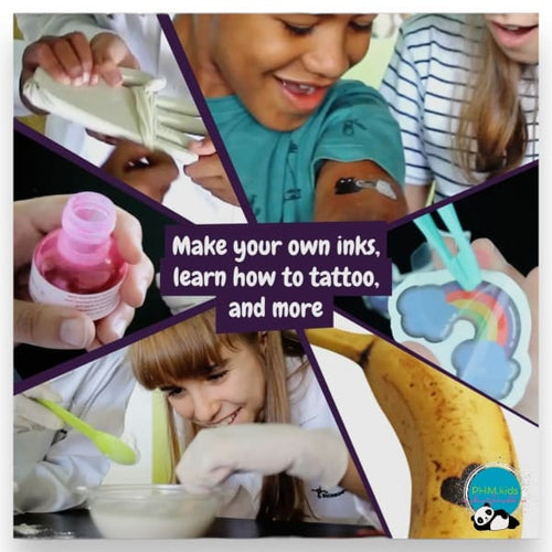 ערכת קעקועים מדליקים לילדים ונוער Tattoo Factory