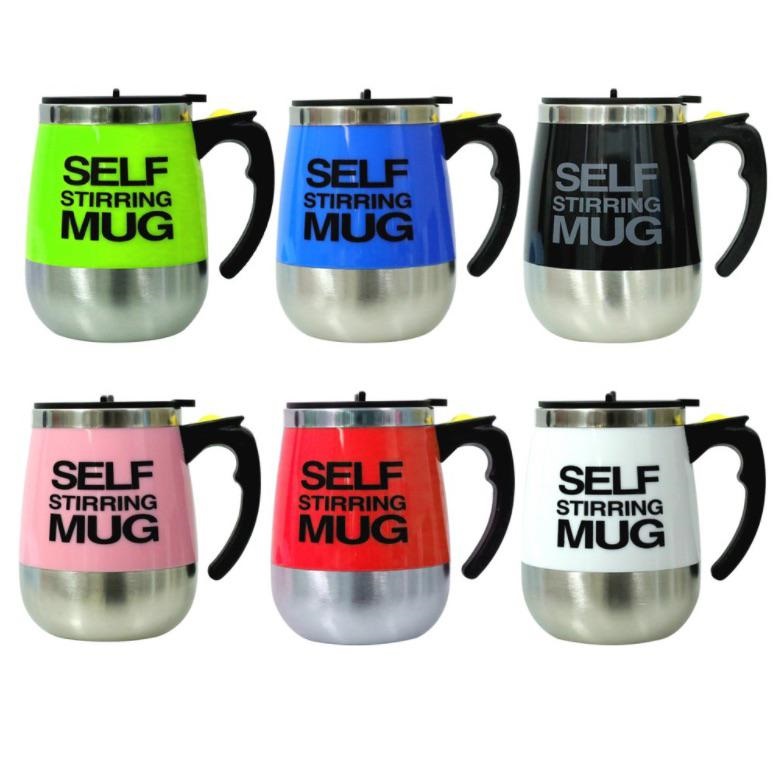 ספל מאג מערבב ומקציף - כוס מקציפה Self Stirring Mug