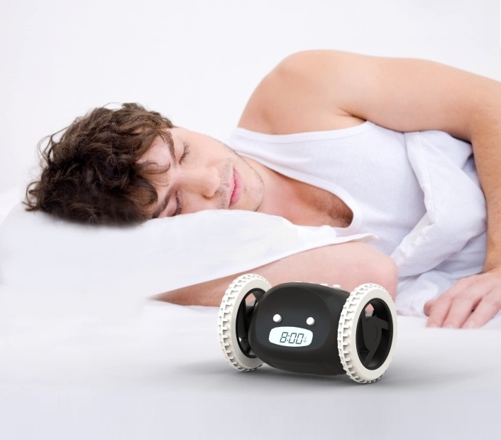 שעון מעורר חזק נוסע ומקפץ מהשידה - 99 ₪ בלבד