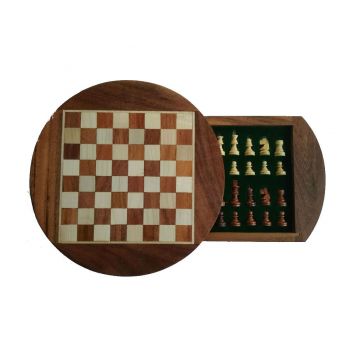 שחמט מגנטי עגול - 23 ס"מ