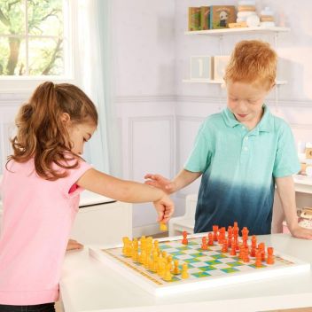 שחמט ופאצ'סי מעץ דו-צדדי Melissa & Doug