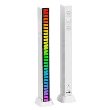 אורגן אורות לדים פנס קול נורות צבעוני USB Music Light Sound-activated