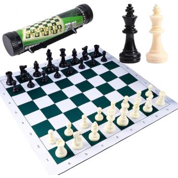 סט שחמט ודמקה נייד מתקפל Ragyzity