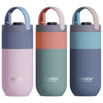 בקבוק/ספל תרמי נירוסטה ASOBU חם/קר 900 מ"ל