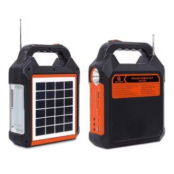 סוללת גיבוי סולארית ניידת תאורת חירום ורדיו Easy Power