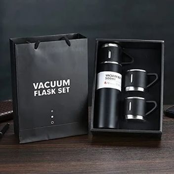 מארז סט תרמוס וכוסות ואקום מהודר Vacuum Flask Set