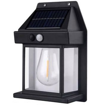 מנורת לד סולרית נטענת לכניסה לבית ולחצר Solar Lamp