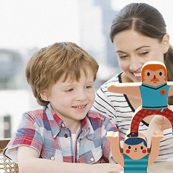משחק מגדל אנשים דמויות אקרובטיות | Balancing game for kids