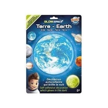 מדבקת כדור הארץ זוהרת בחושך Glow Space